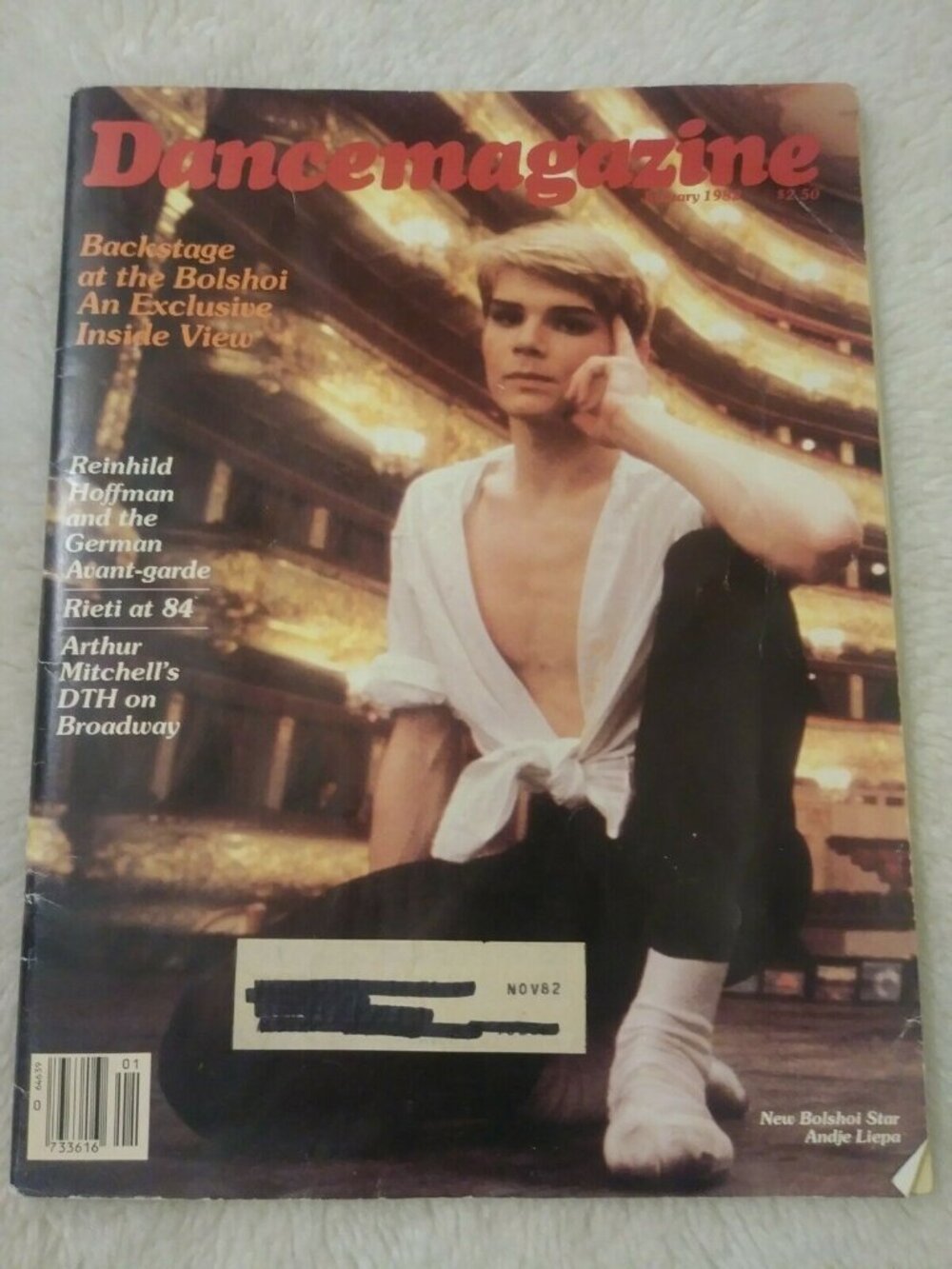Vtg Dance Magazine Jan 1982 Ballet Dancing Classical Arts Theatrical Theater